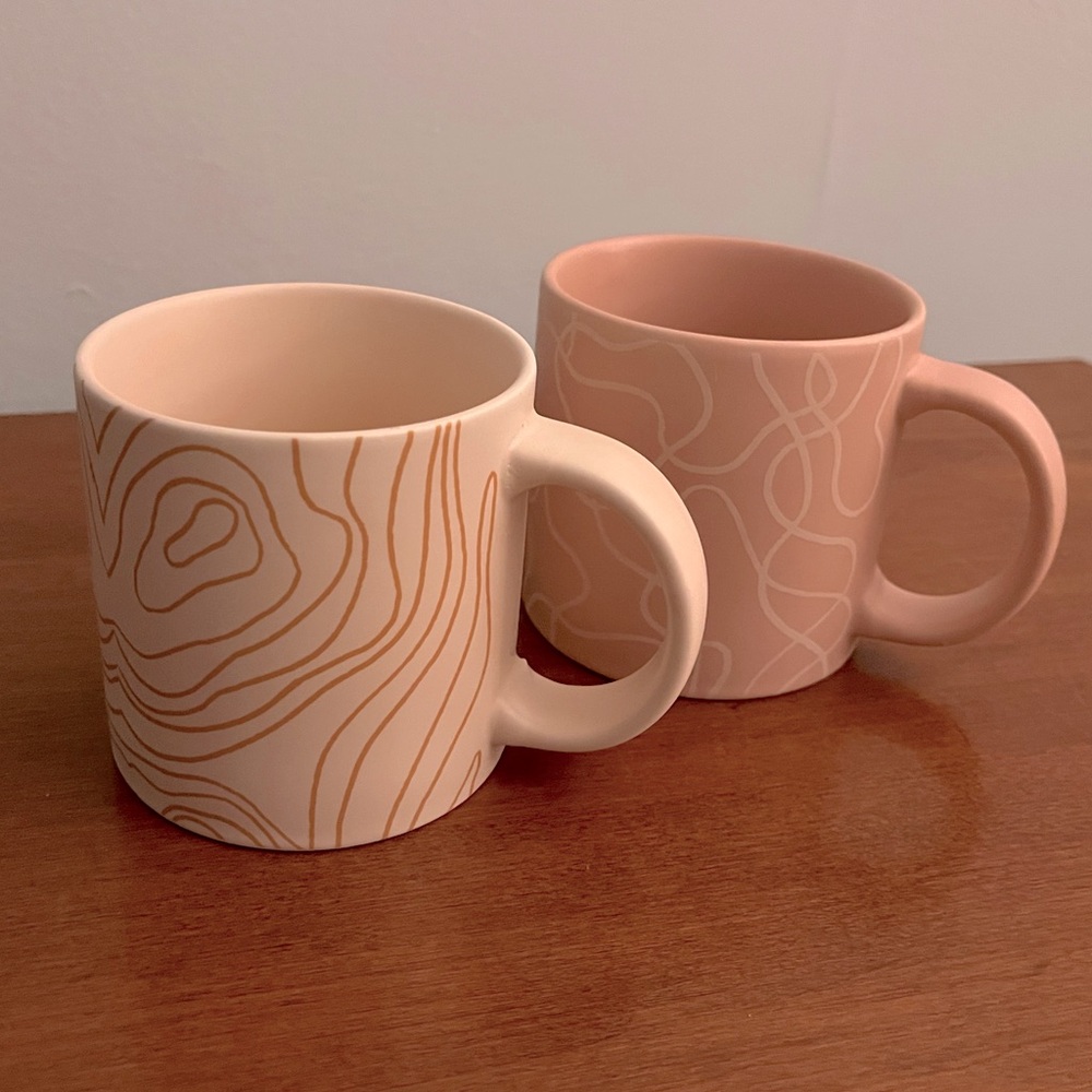 Abstract mug set - NEW!